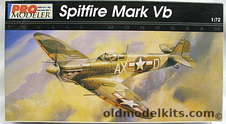 Monogram 1/48 Pro Modeler Spitfire Mark Vb, 85-5941 plastic model kit